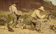 Gustave Courbet Stone Breakers painting